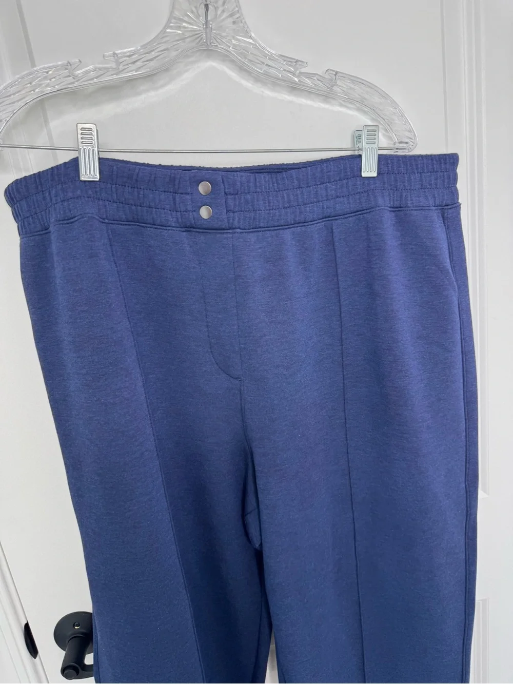SPANX Women's Navy Straight-Leg air essentials  Pull-On Pants 2X